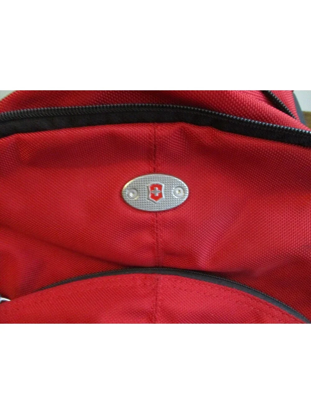 Victorinox E-Motion 360 Rolling Backpack Convertible Luggage Red Black Wear